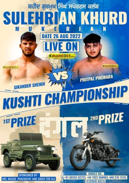 Sulehrian Khurd (Mukerian)