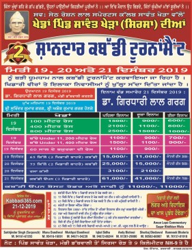 Sanwant Khera (Sirsa) Haryana