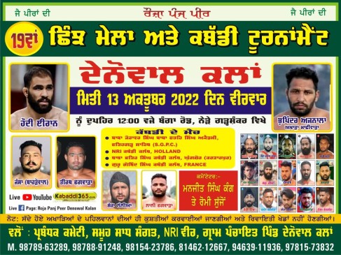 Denowal Kalan, Garhshankar (Hoshiarpur)